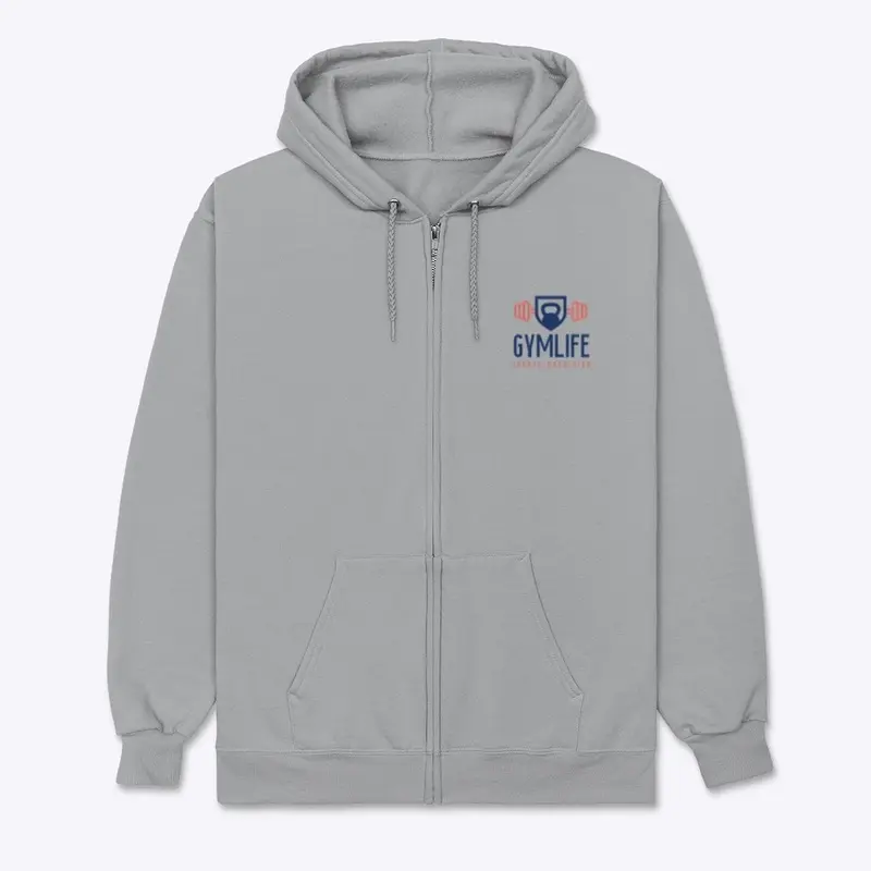 GYM LIFE ZIP HOODIE